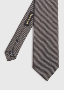 Paul Stuart Ties^Solid Mogador Tie Grey