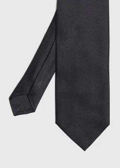 Paul Stuart Ties|Formal Shop^Solid Silk Tie Black