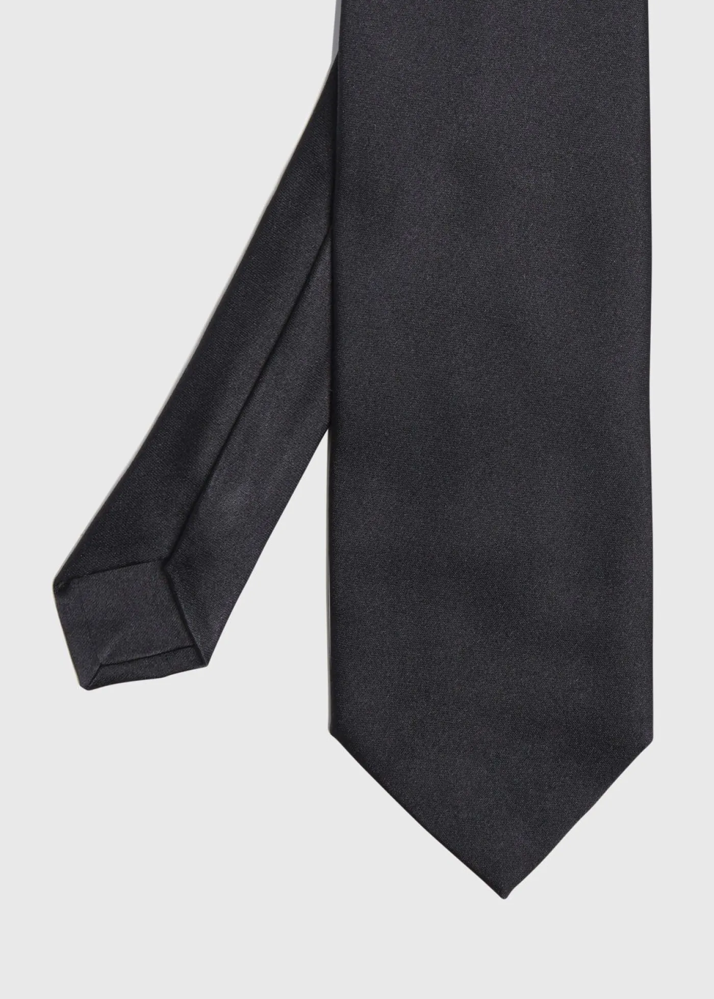 Paul Stuart Ties|Formal Shop^Solid Silk Tie Black