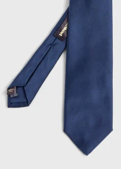 Paul Stuart Ties|Formal Shop^Solid Silk Tie Navy