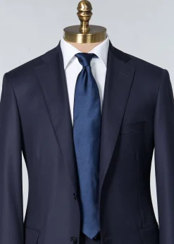 Paul Stuart Ties|Formal Shop^Solid Silk Tie Navy