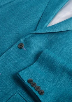 Paul Stuart Blazers & Jackets^Solid Summer Jacket Turquoise