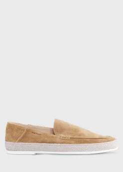 Paul Stuart Espadrilles^St. Croix Suede Espadrille Dark Beige