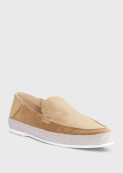 Paul Stuart Espadrilles^St. Croix Suede Espadrille Dark Beige