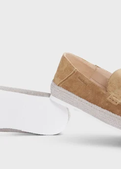 Paul Stuart Espadrilles^St. Croix Suede Espadrille Dark Beige