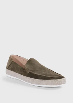 Paul Stuart Espadrilles^St. Croix Suede Espadrille Medium Green