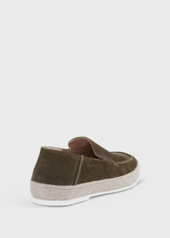 Paul Stuart Espadrilles^St. Croix Suede Espadrille Medium Green