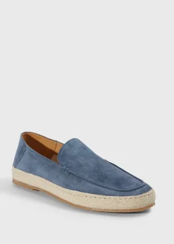 Paul Stuart Espadrilles^St. Croix Suede Espadrille Blue
