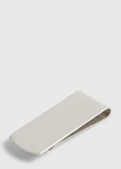 Paul Stuart Jewelry^Sterling Engine Turned Money Clip Silver