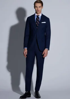 Paul Stuart Suits & Tuxedos^Stripe All Year Wool Suit Navy