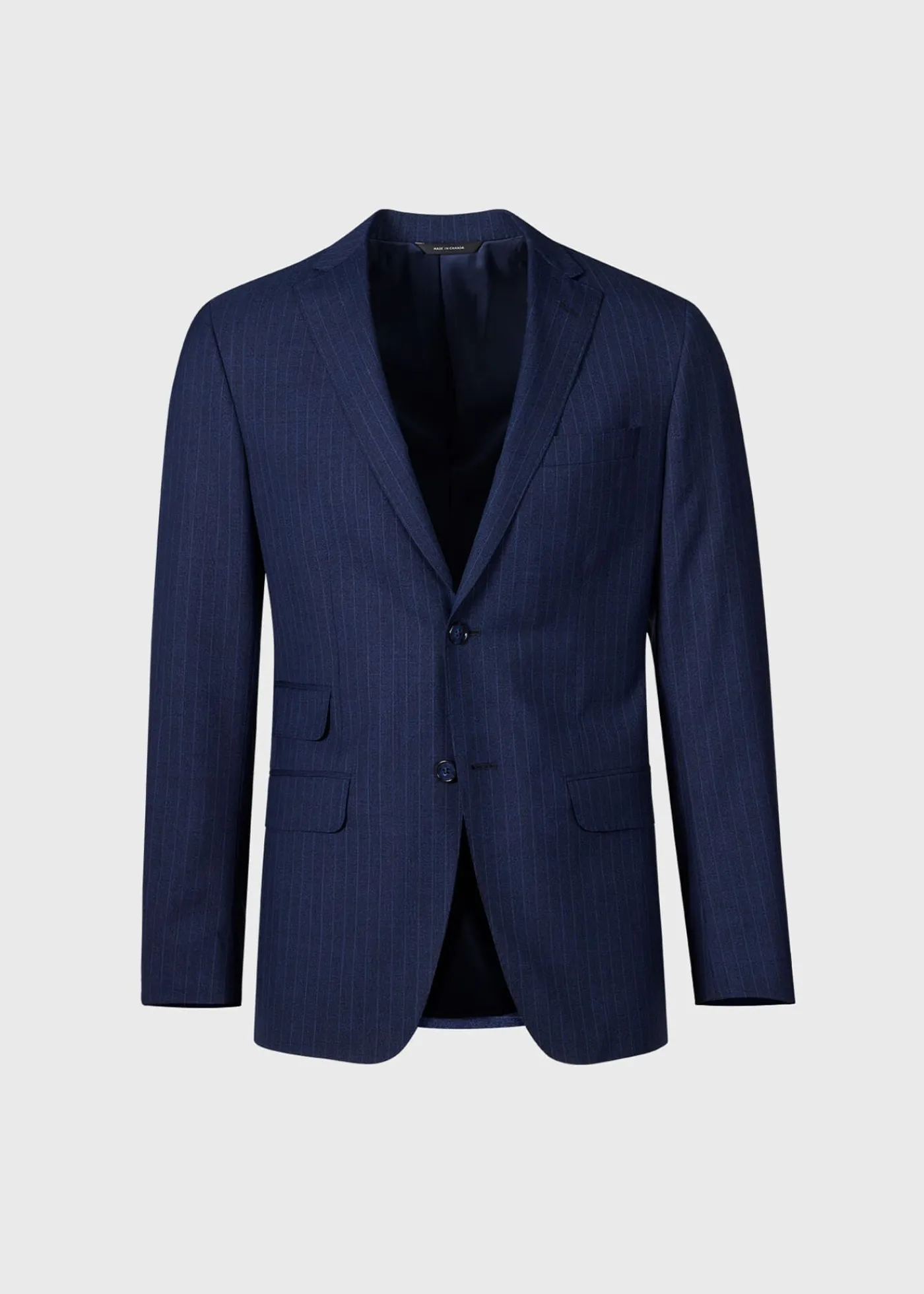 Paul Stuart Suits & Tuxedos^Stripe All Year Wool Suit Navy