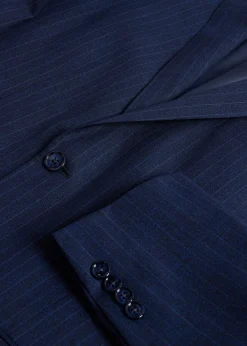 Paul Stuart Suits & Tuxedos^Stripe All Year Wool Suit Navy