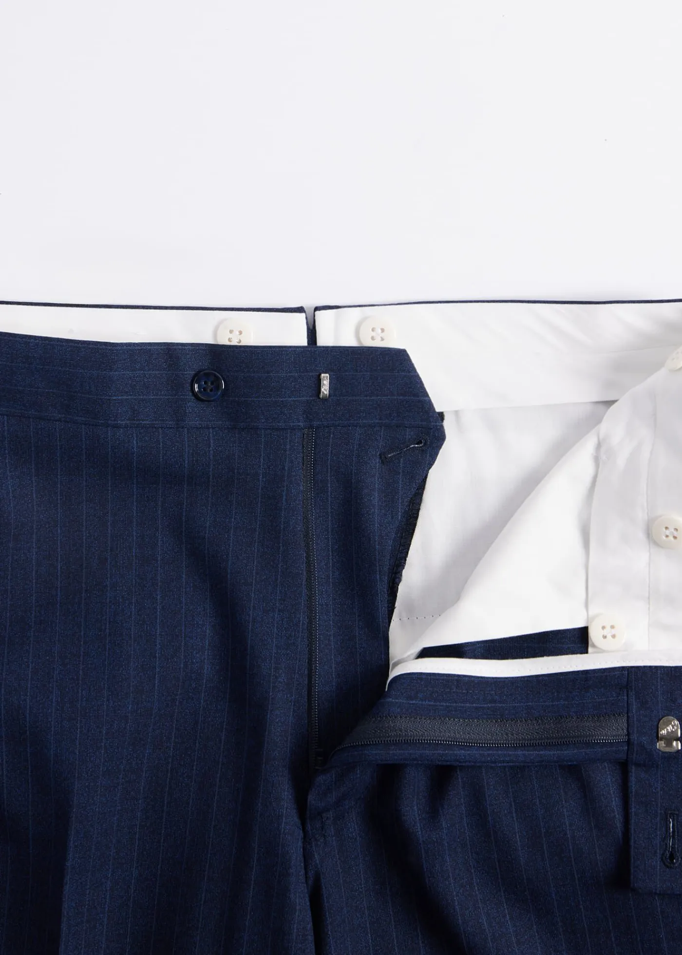 Paul Stuart Suits & Tuxedos^Stripe All Year Wool Suit Navy