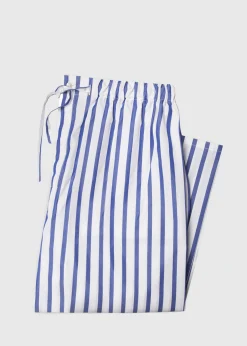 Paul Stuart Pajamas & Loungewear^Stripe Cotton Pant Blue