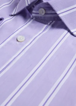 Paul Stuart Dress Shirts^Stripe Slim Fit Dress Shirt Purple