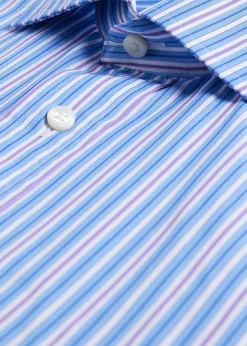 Paul Stuart Dress Shirts^Stripe Slim Fit Dress Shirt Light Blue