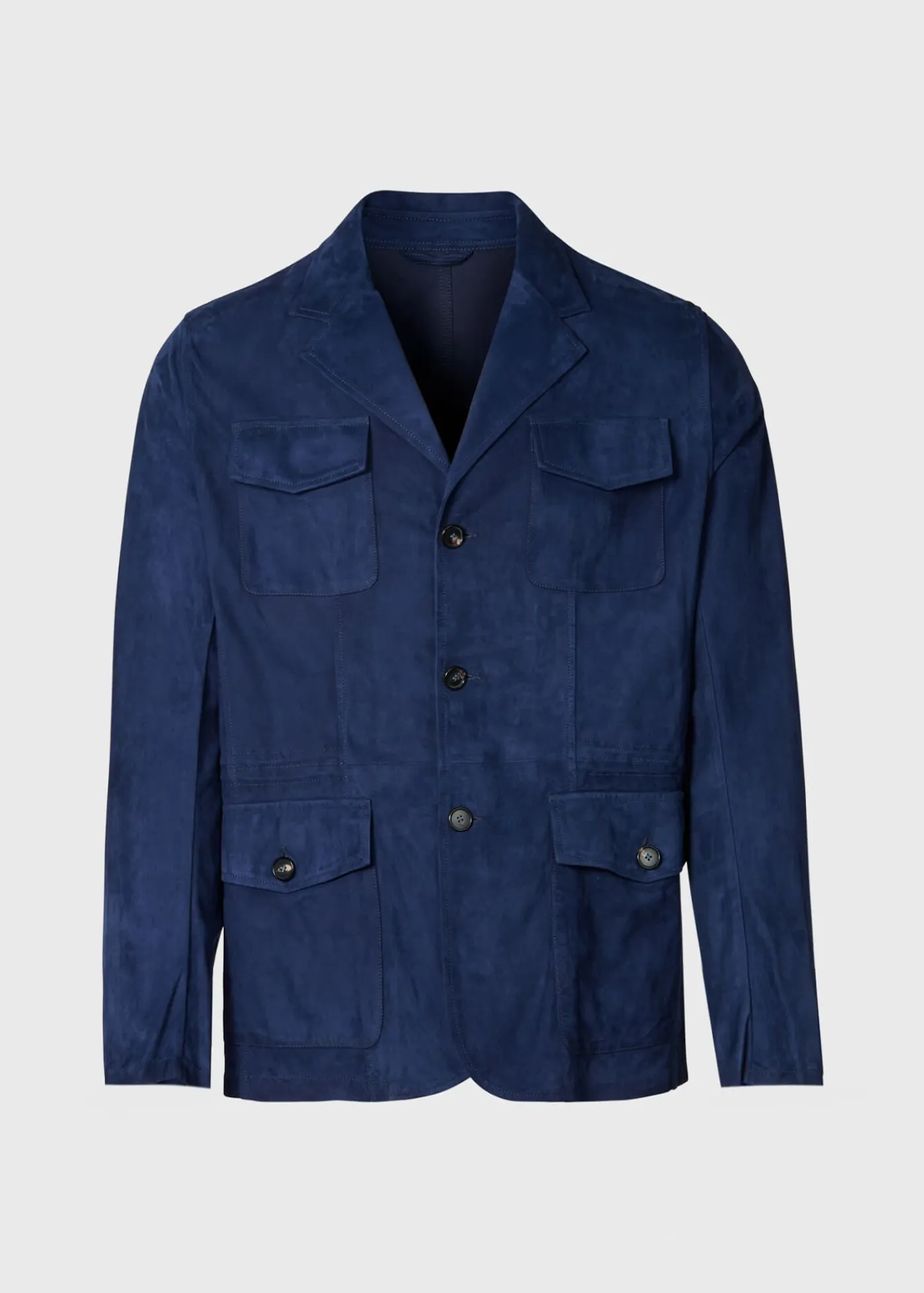 Paul Stuart Outerwear^Suede Field Jacket Navy