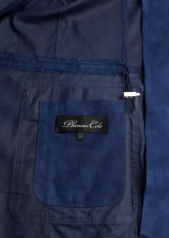 Paul Stuart Outerwear^Suede Field Jacket Navy