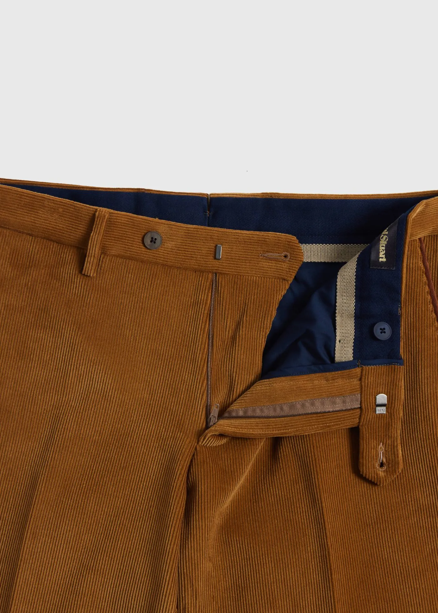 Paul Stuart Dress Pants|Pants^Suede Trimmed Corduroy Trouser Gold