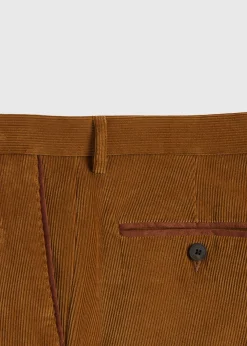 Paul Stuart Dress Pants|Pants^Suede Trimmed Corduroy Trouser Gold