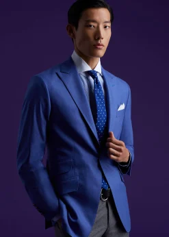 Paul Stuart Blazers & Jackets^Super 120 Wool Drake Blazer Corn Flower Blue