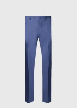 Paul Stuart Formal Shop|Dress Pants^Super 110s All YearWool Dress Trouser Mid Blue