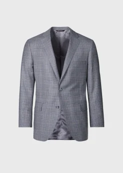 Paul Stuart Blazers & Jackets^Super 130s Wool Plaid Paul Jacket Grey