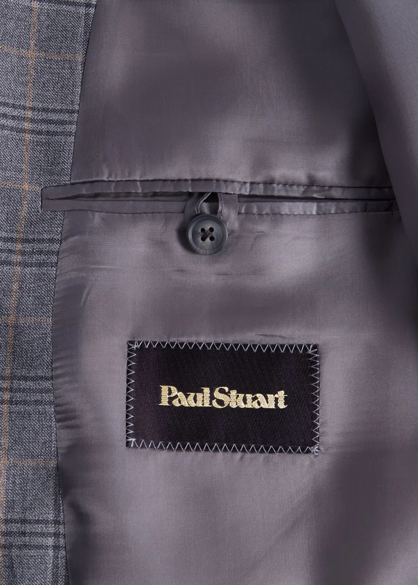 Paul Stuart Blazers & Jackets^Super 130s Wool Plaid Paul Jacket Grey