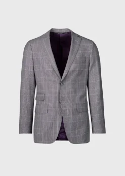 Paul Stuart Suits & Tuxedos^Super 120s Wool Plaid Suit Grey