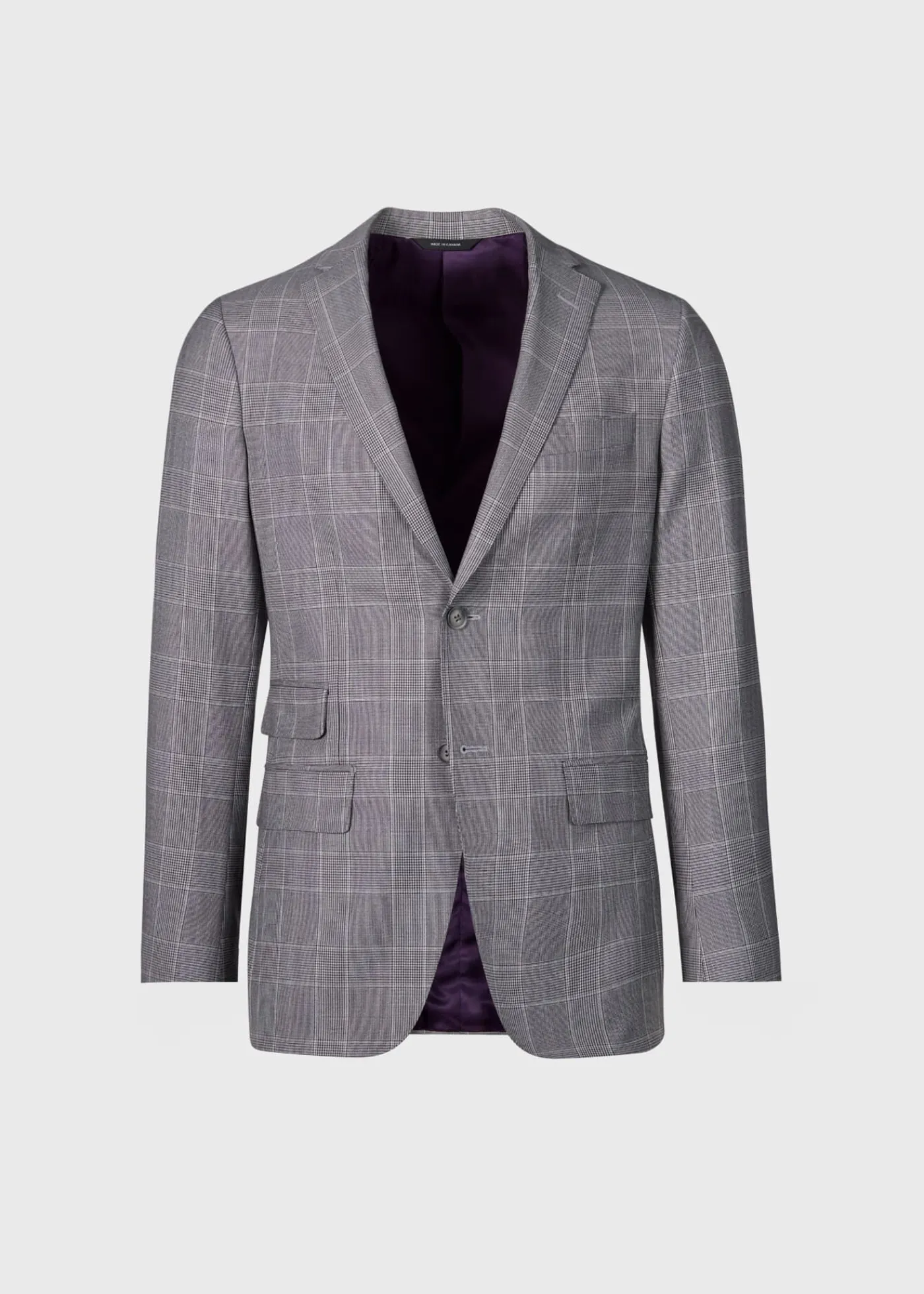 Paul Stuart Suits & Tuxedos^Super 120s Wool Plaid Suit Grey