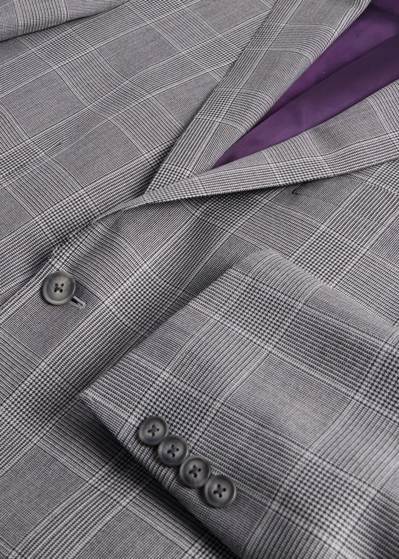 Paul Stuart Suits & Tuxedos^Super 120s Wool Plaid Suit Grey