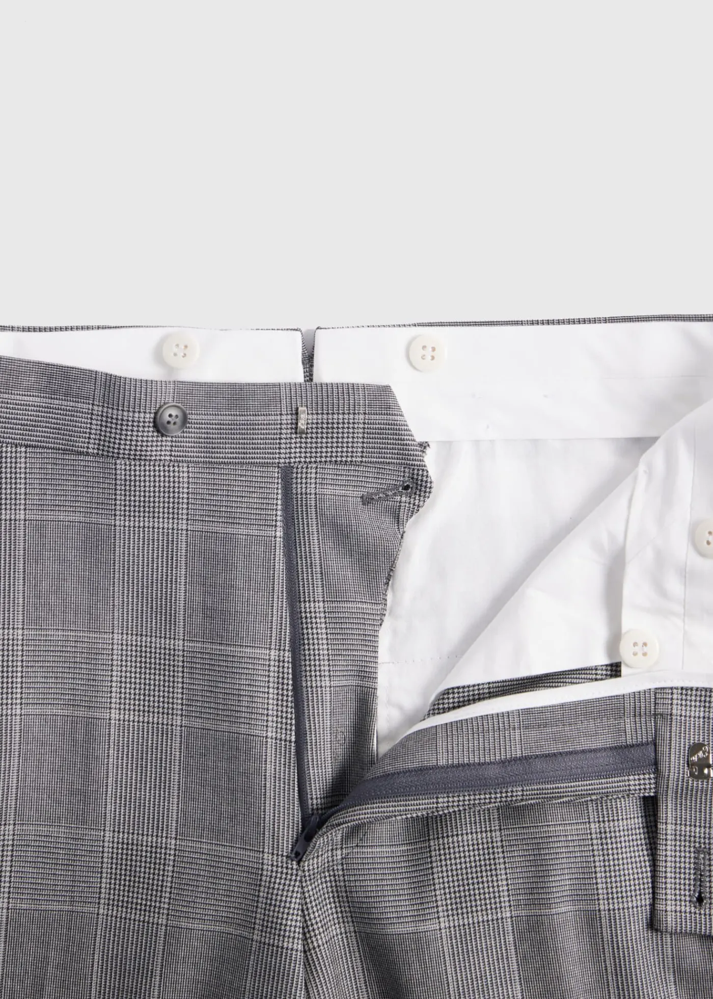 Paul Stuart Suits & Tuxedos^Super 120s Wool Plaid Suit Grey