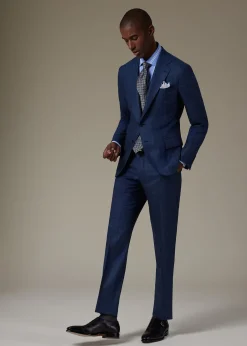 Paul Stuart Blazers & Jackets|Suits & Tuxedos^Super 120s Wool Stripe Suit Blue
