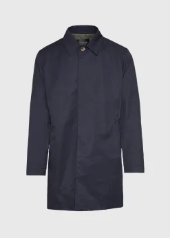 Paul Stuart Overcoats|Outerwear^Tailored Fit Raincoat Navy