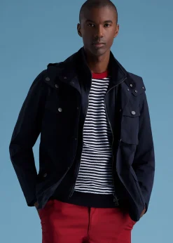 Paul Stuart Outerwear^Technical Gaberdine Jacket Navy