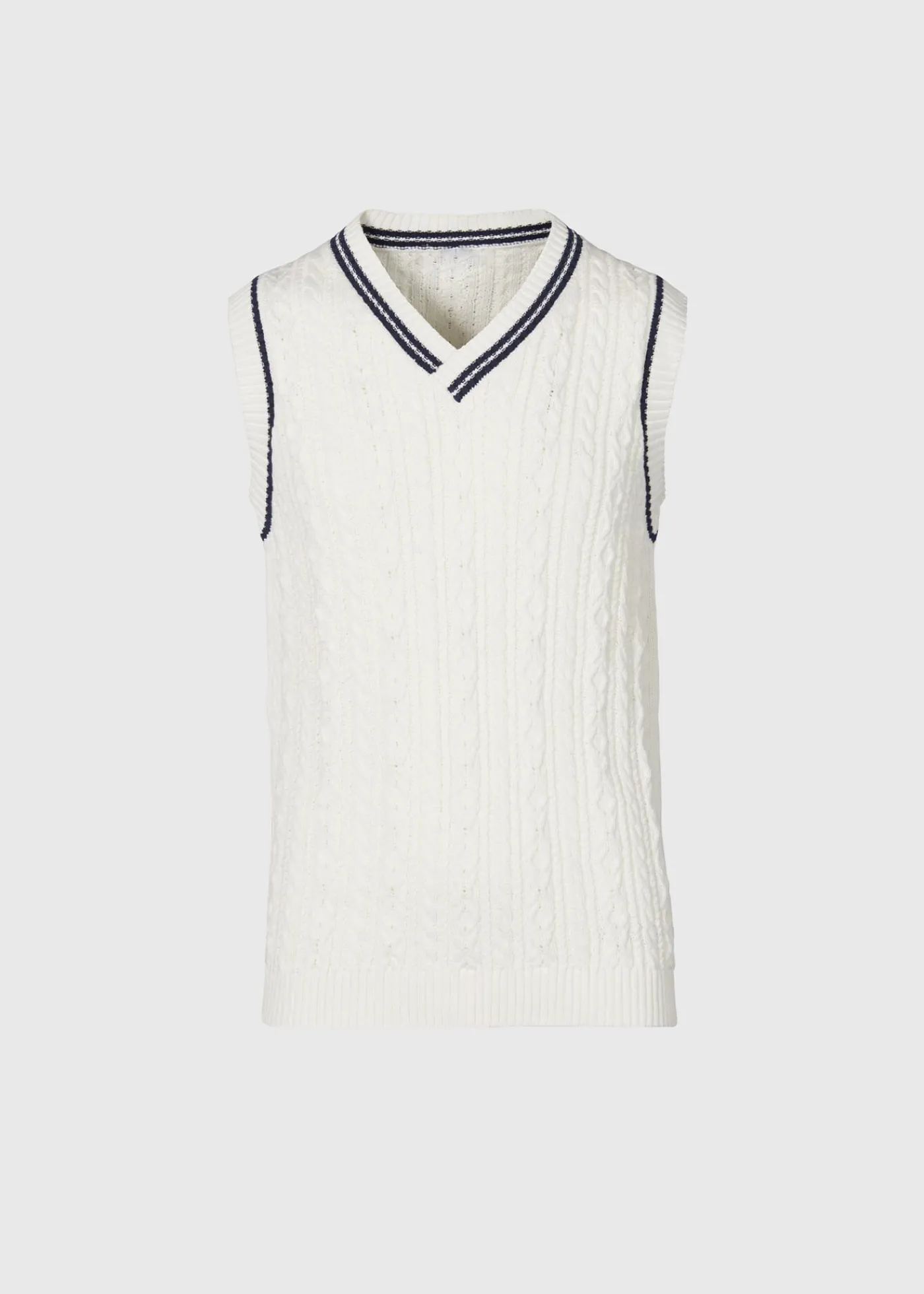 Paul Stuart Sweaters|Vests^Tennis Vest White