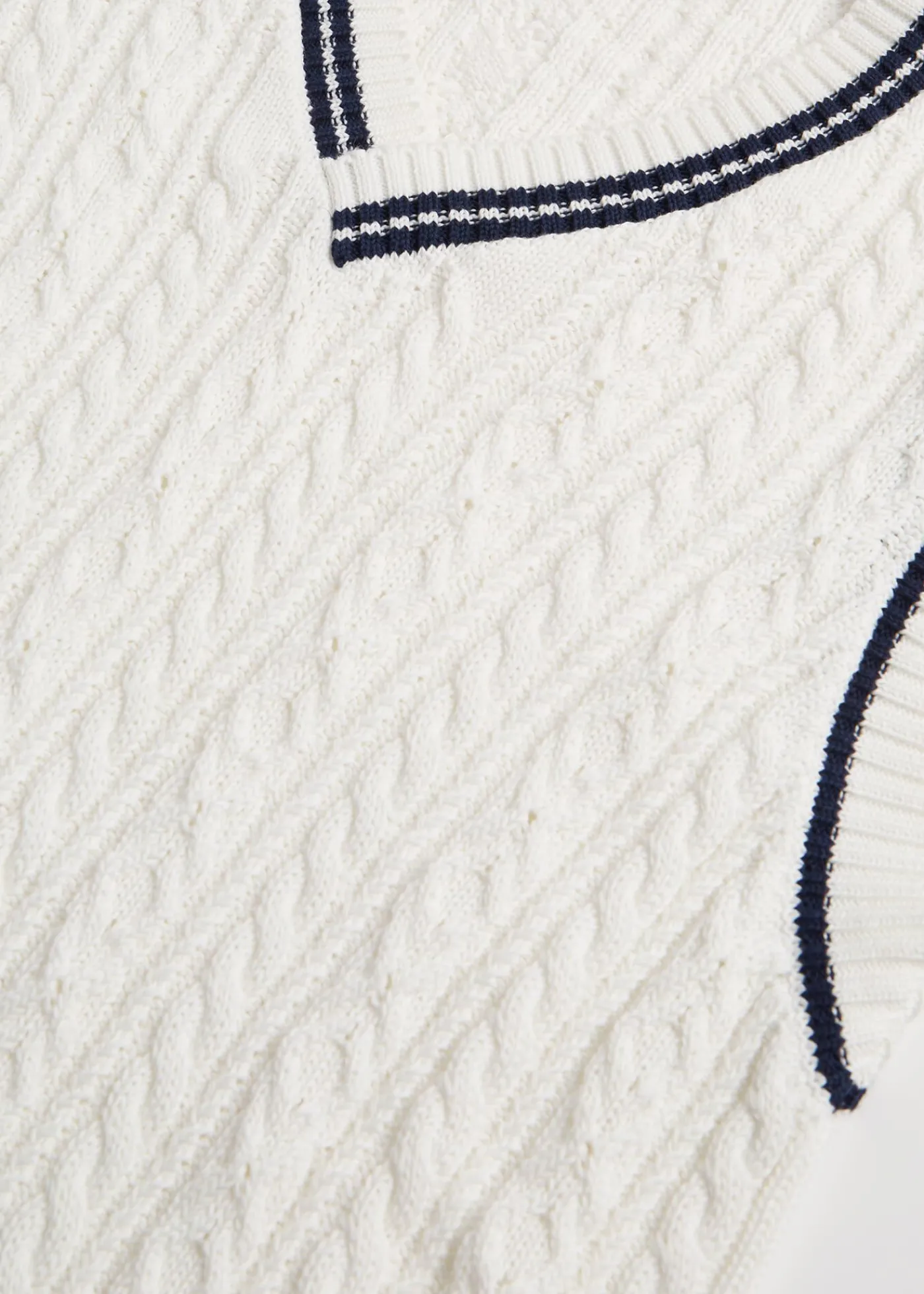 Paul Stuart Sweaters|Vests^Tennis Vest White