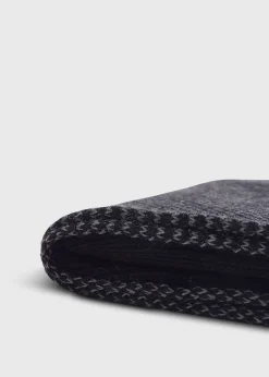 Paul Stuart Socks|Formal Shop^Textured Oxford Dress Sock Black