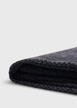 Paul Stuart Socks|Formal Shop^Textured Oxford Dress Sock Grey
