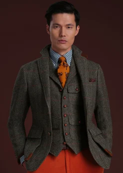 Paul Stuart Blazers & Jackets^The Highlander Shetland Wool Jacket Olive