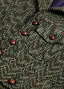 Paul Stuart Overcoats|Blazers & Jackets^The Huntley Shetland Wool Vest Olive