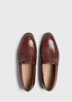 Paul Stuart Loafers^The Rose Leather Loafer Chestnut
