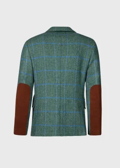 Paul Stuart Blazers & Jackets^Tweed Jacket With Suede Green/Blue
