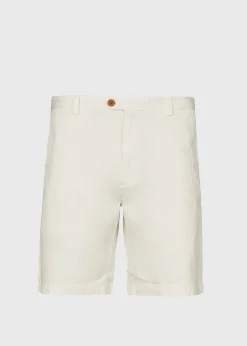 Paul Stuart Shorts & Swim Trunks^Twill Cotton Walk Short Stone