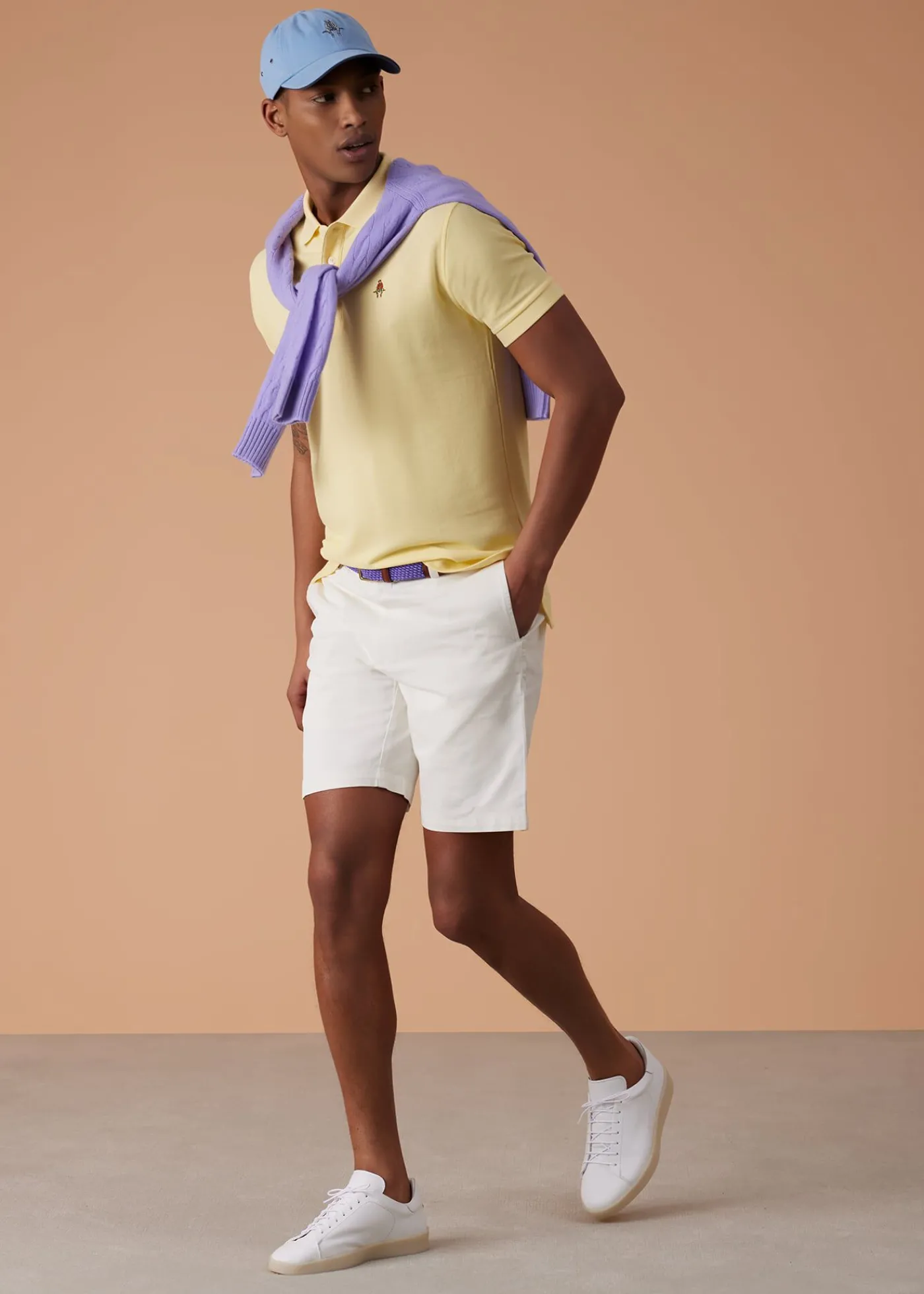 Paul Stuart Shorts & Swim Trunks^Twill Cotton Walk Short Stone
