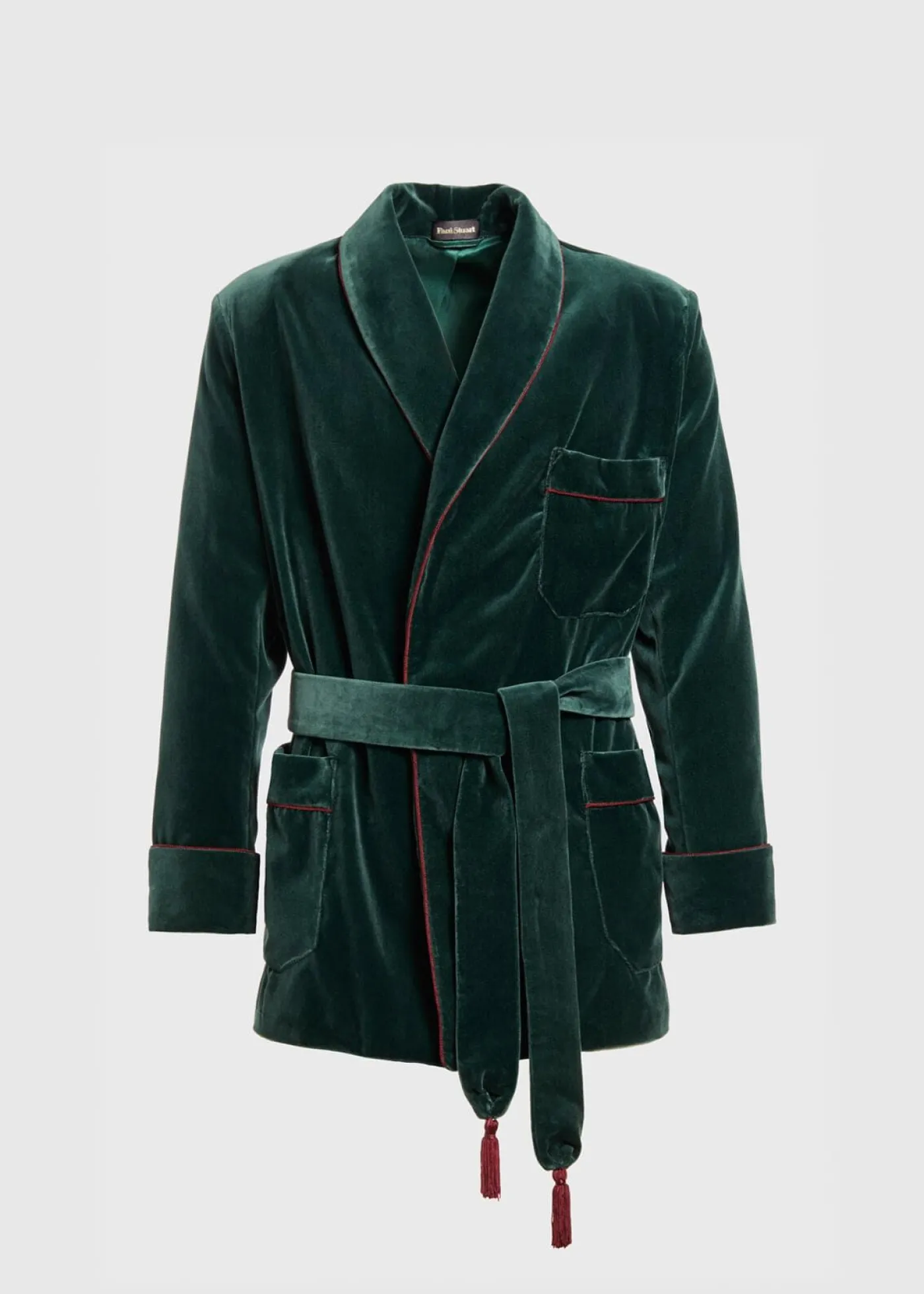 Paul Stuart Made On Madison Robes|Pajamas & Loungewear^Velvet Smoking Jacket Green