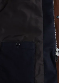 Paul Stuart Outerwear^Water Repellent Cashmere Coat Navy