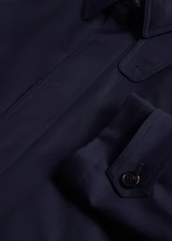 Paul Stuart Overcoats|Outerwear^Water Repellent Wool Coat Navy