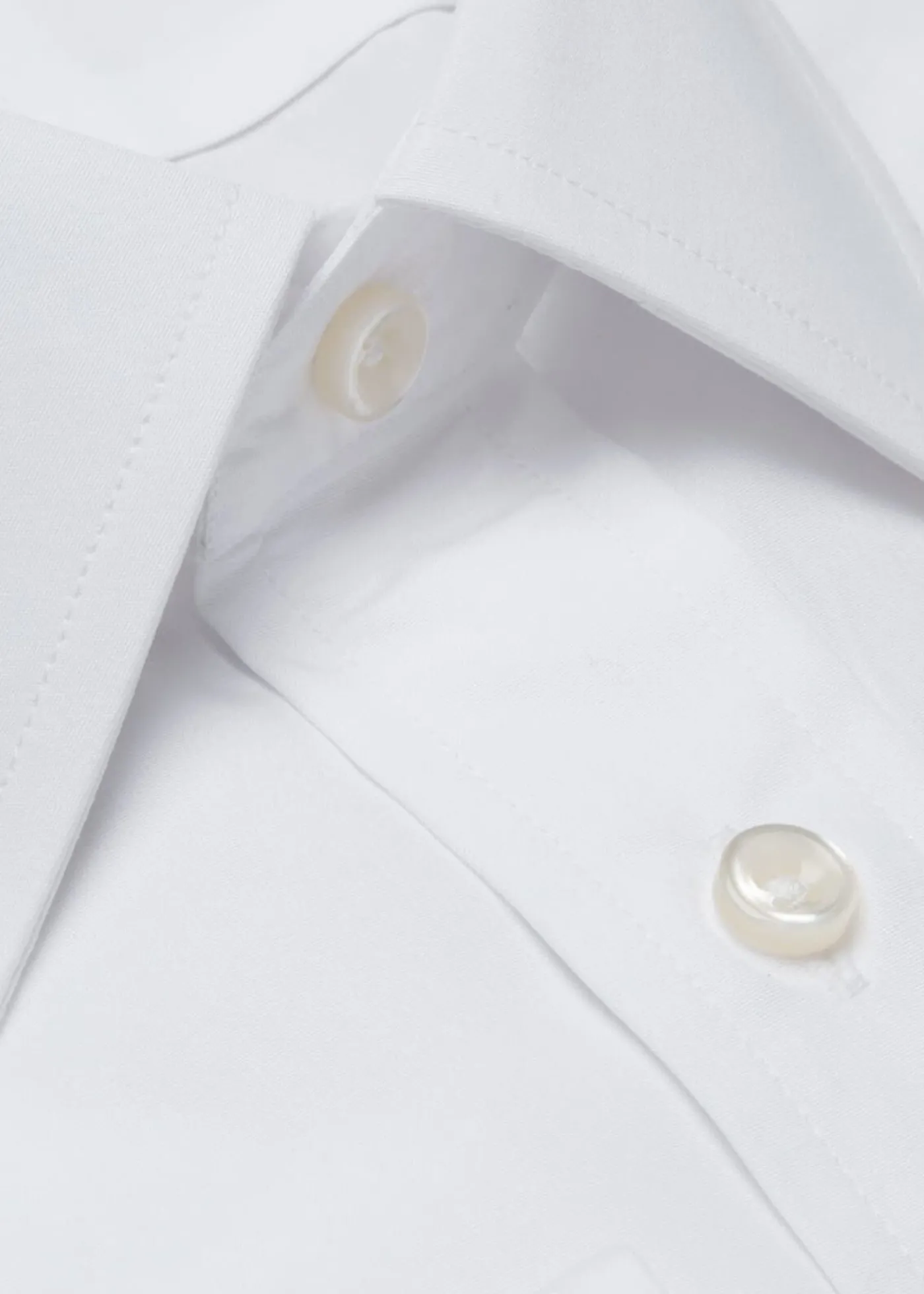 Paul Stuart Formal Shop|Dress Shirts^ Broadcloth Cotton Dress Shirt White
