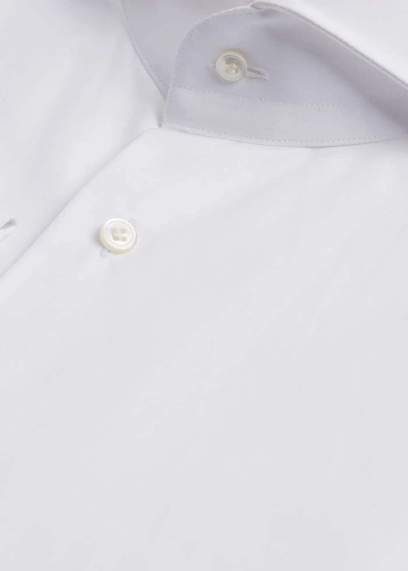 Paul Stuart Formal Shop^ Poplin Dress Shirt With French Cuff White